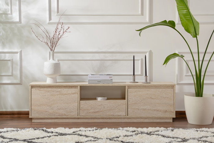 Nordure Vanguard - Soporte de TV Travertino Nordure Vanguard - Soporte de TV Travertino